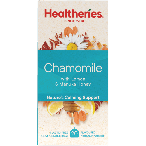 Healtheries Chamomile With Lemon Manuka Honey Tea Bags