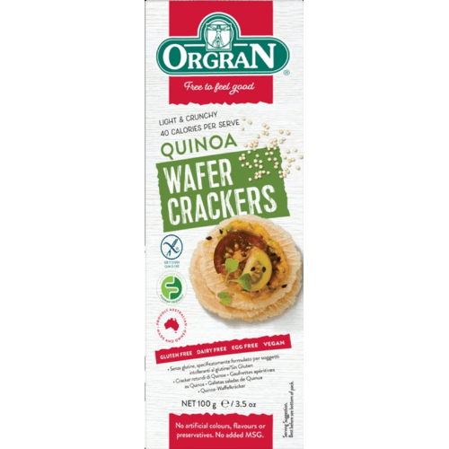 Orgran Gluten Free Multigrain Wafer Crackers