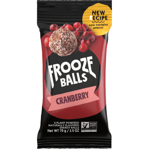 Frooze Balls Cranberry Plant Powered Energy Balls