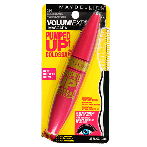 Maybelline New York Volum' Express Pumped Up! Glam Black Mascara 8.7 mL