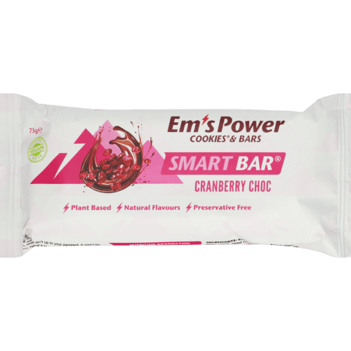 Em's Power Cookies Cranberry Choc Smart Bar
