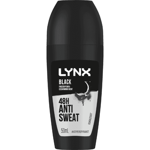 Lynx Black Frozen Pear & Cedarwood 48Hr Deodorant Antiperspirant Roll On