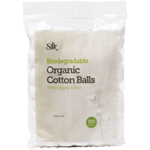 Silk Biodegradable Organic Cotton Balls
