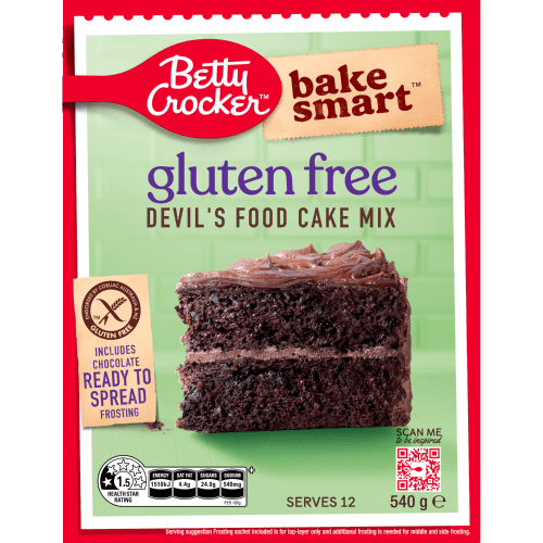 Betty Crocker Gluten Free Devils Food Cake Mix