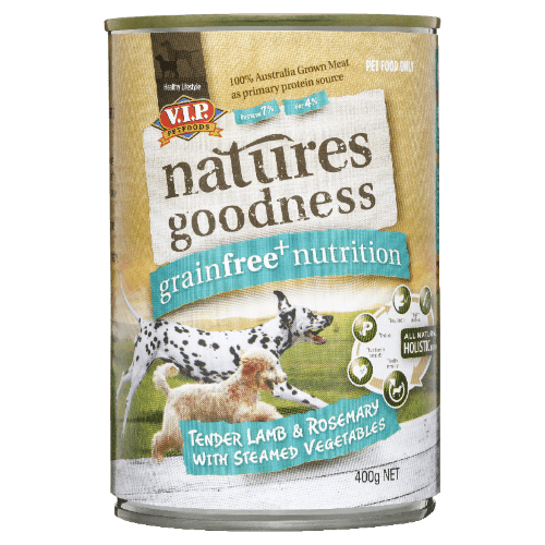 Natures Goodness Grain Free Tender Lamb & Rosemary with Steamed Vegetables Dog Food