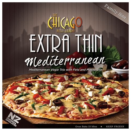 Chicago Extra Thin Mediterranean Pizza