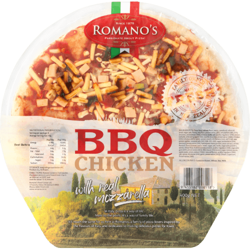Romano's BBQ Chicken Pizza