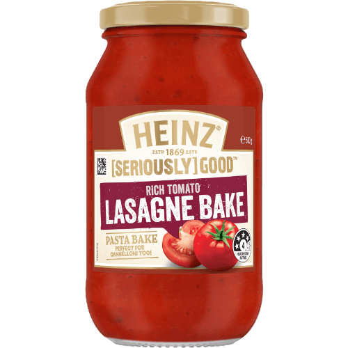 Heinz Seriously Good Tomato Lasagna Pasta Bake Sauce