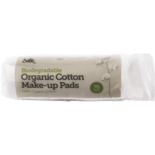 Silk Biodegradable Organic Cotton Make-Up Pads