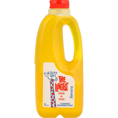 Longest Drink Banana Milkshake Syrup