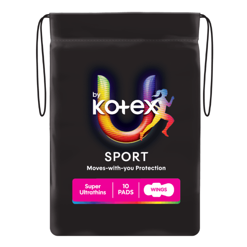 U By Kotex Sport Ultrathins Super Pads With Wings