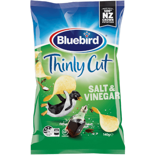 Bluebird Thinly Cut Salt & Vinegar Potato Chips