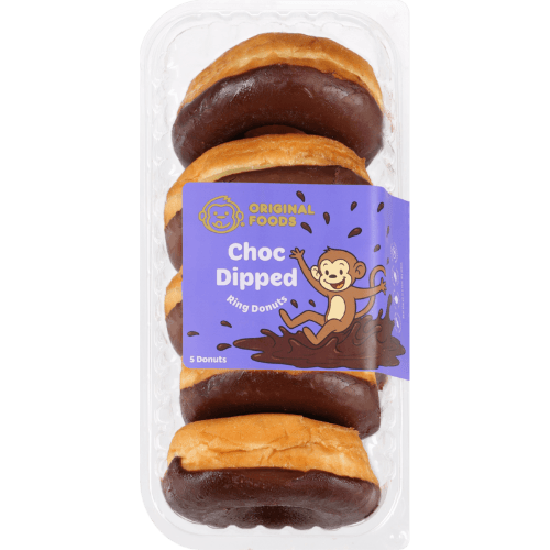 Original Foods Baking Co Chocolate Dipped Donuts