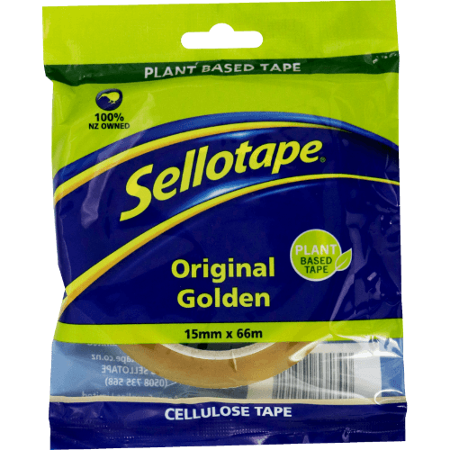 Sellotape Original Golden Cellulose Tape 15mm