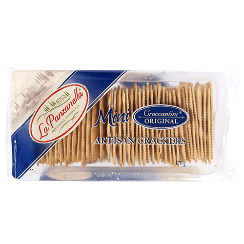 La Panzanella Original Corccantini Mini Artisan Crackers
