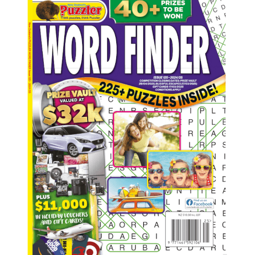 NZ's Puzzler Wordfinder Standard Magazine