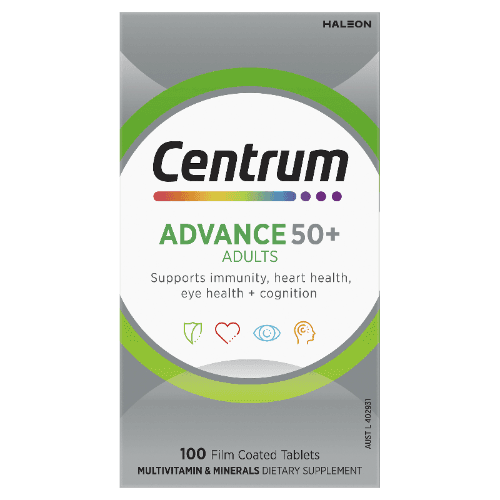 Centrum Advance 50+ Adults Film Coated Tablets