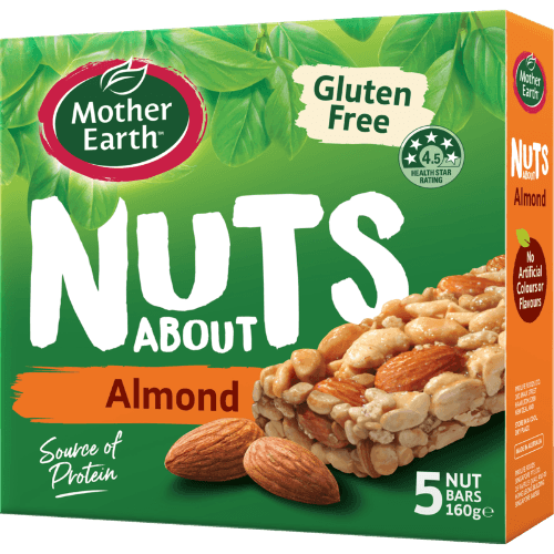 Mother Earth Nuts About Almond Bars