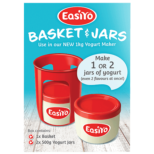 Easiyo Yoghurt Maker Basket & 2 Jars