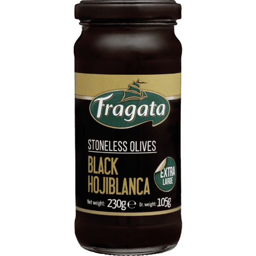 Fragata Black Hojiblanca Stoneless Olives