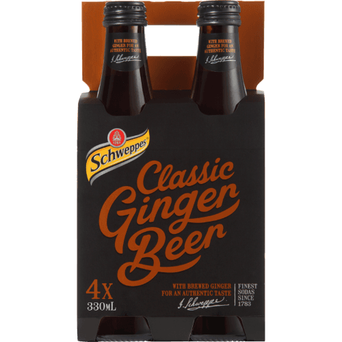 Schweppes Classic Ginger Beer Bottles