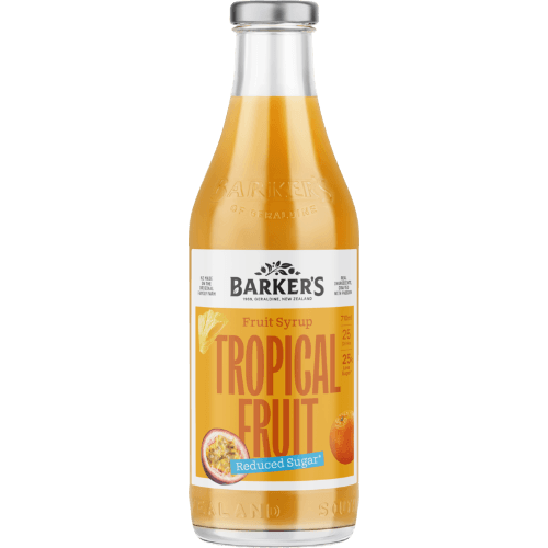 Barker's Tropical Reduced Sugar Fruit Syrup