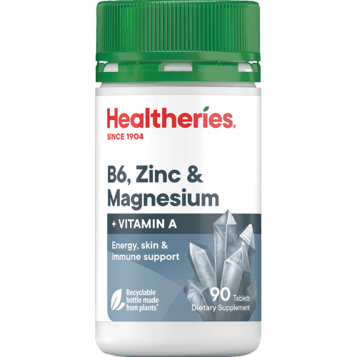 Healtheries B6 Zinc & Magnesium Tablets