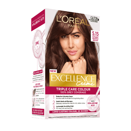 L'Oreal Paris Excellence Creme 5.15 Natural Frosted Brown Hair Colour