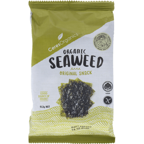Ceres Organics Organic Seaweed Original Snack