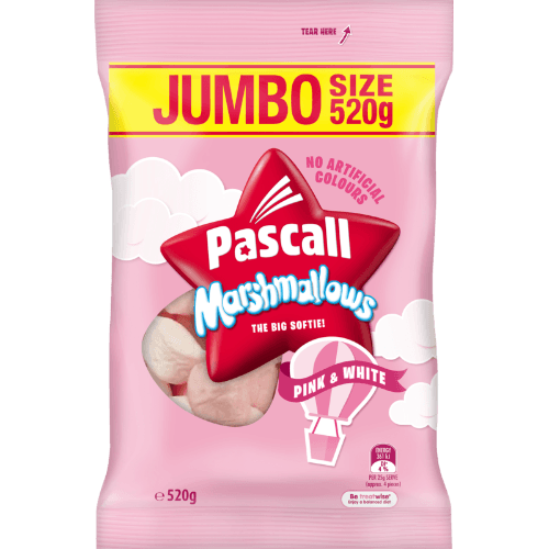Pascall Pink & White Marshmallows