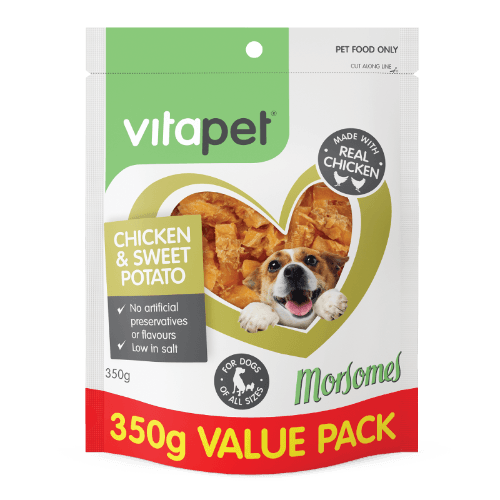 VitaPet Morsomes Chicken & Sweet Potato Dog Treats