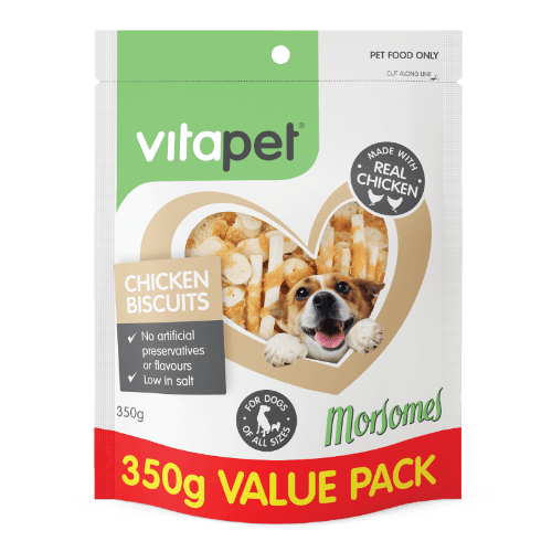 VitaPet Morsomes Chicken Biscuits Dog Treats