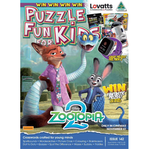 Lovatts Puzzle Fun For Kids Standard Magazine