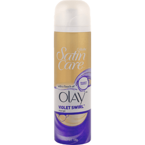 Gillette Satin Care Olay Violet Swirl Shave Gel 195 g