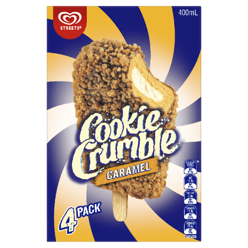 Streets Caramel Cookie Crumble Ice Cream