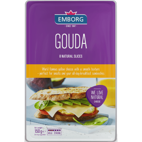 Emborg Gouda Cheese Slices