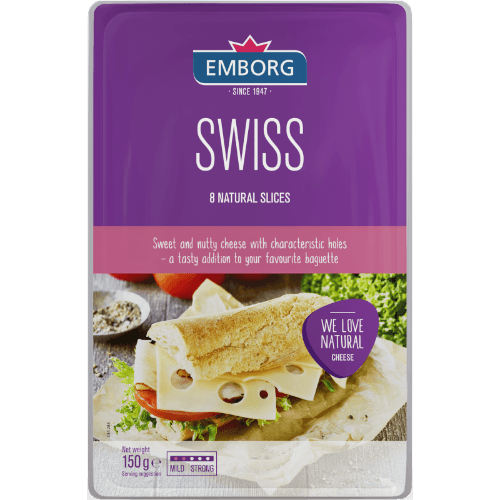 Emborg Swiss Cheese Slices