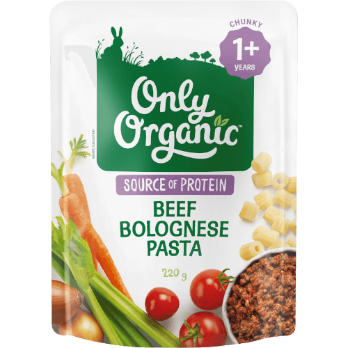 Only Organic Kindy Beef Bolognese Pasta 1-5 Years