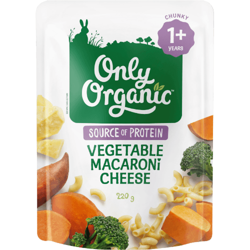 Only Organic Kindy Vegetable Macaroni Cheese Pasta 1-5 Years