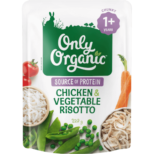 Only Organic Kindy Vegetable Chicken Risotto 1-5 Years