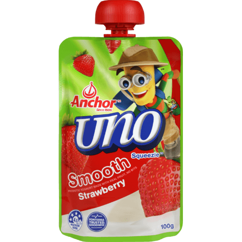 Anchor Uno Squeezie Smooth Strawberry Yoghurt