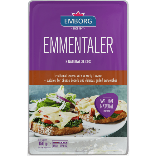 Emborg Emmentaler Cheese Slices
