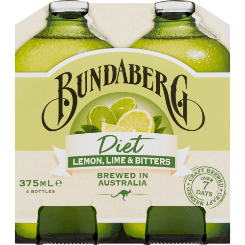 Bundaberg Diet Lemon Lime & Bitters Bottles