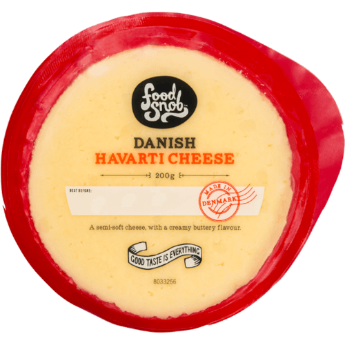 Food Snob Creamy Danish Havarti Cheese