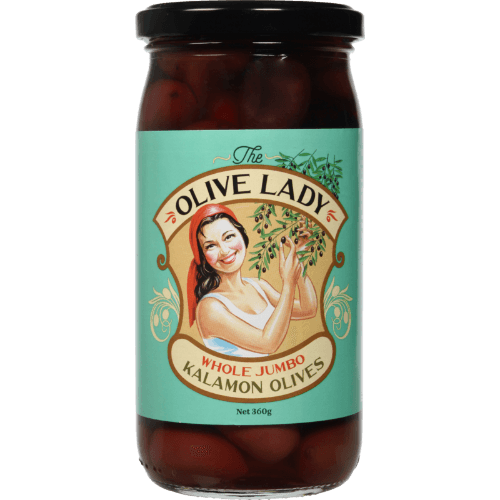 The Olive Lady Whole Jumbo Kalamon Olives