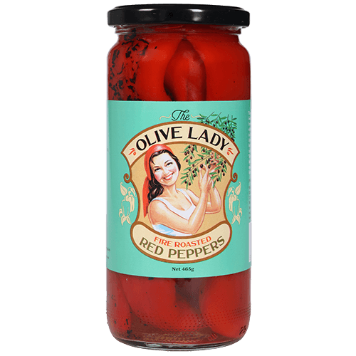 The Olive Lady Fire Roasted Red Peppers