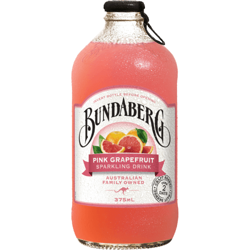 Bundaberg Pink Grapefruit Sparkling Drink 375 mL