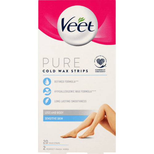 Veet Pure Cold Wax Sensitive Skin Leg Strips