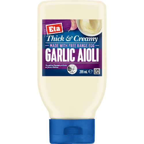 Eta Thick & Creamy NZ Whole Egg Garlic Aioli