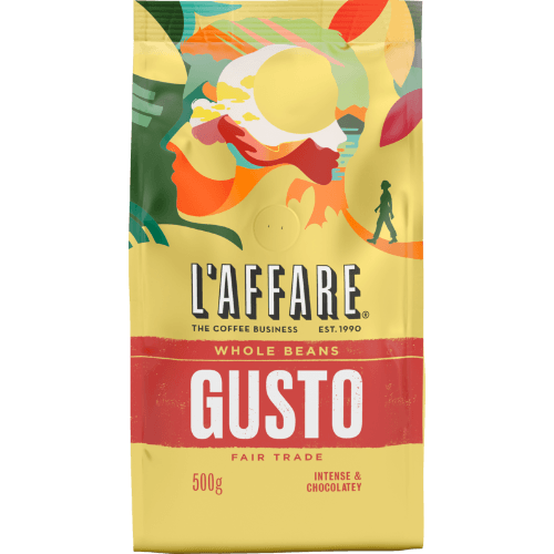 L'affare Gusto Fair Trade Organic Whole Beans Coffee